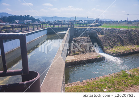 萬水川上的矢原堰 [安曇野市] 126207623
