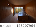 Hot spring, inn, bath, cypress, open-air bath, bathtub, hot water, spout, fruit forest 126207964