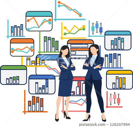 Data analysis illustration 126207994