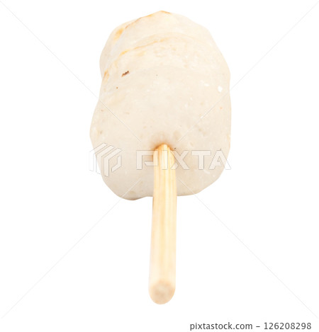 fish balls Grilled  isolated on white background 126208298