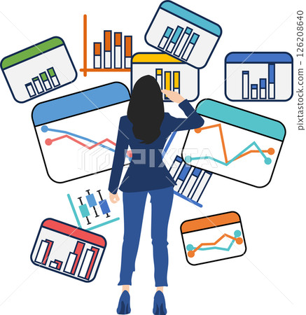 Data analysis illustration Data analysis illustration 126208640