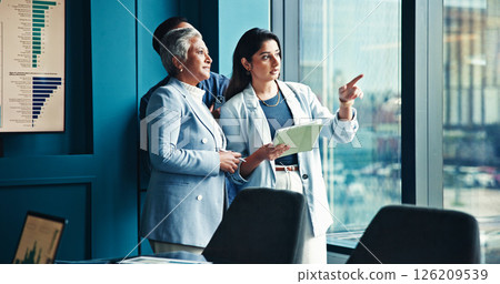Pointing, tablet and business people in office, conversation and charts for property development. Group, cooperation and employees in workplace, tech and advisor for real estate, communication or app Pointing, tablet and business people in office, conversation and charts for property development. Group, cooperation and employees in workplace, tech and advisor for real estate, communication or app 126209539