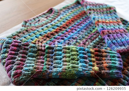 Hand-knitted sweaters Hand-knitted sweaters 126209935