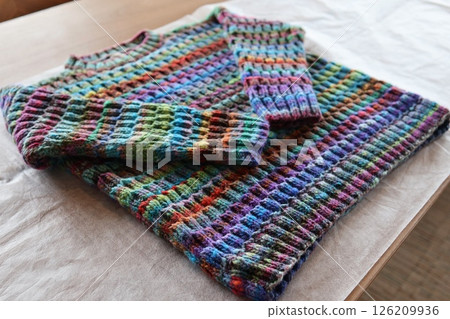 Hand-knitted sweaters Hand-knitted sweaters 126209936