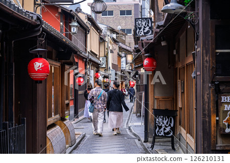 京都府古都的娛樂區先鬥町 京都府古都的娛樂區先鬥町 126210131
