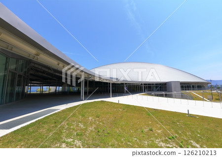 [Kagawa Prefecture] New Kagawa Prefectural Gymnasium (Anabuki Arena Kagawa) newly built at Sunport Takamatsu 126210213