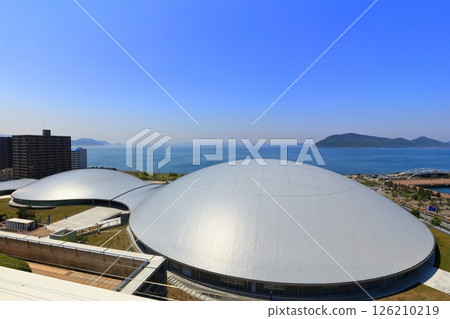 [Kagawa Prefecture] New Kagawa Prefectural Gymnasium (Anabuki Arena Kagawa) newly built at Sunport Takamatsu 126210219