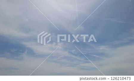 Clouds floating in the blue sky 126210473