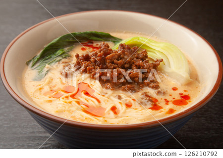 豆漿擔擔素面 126210792