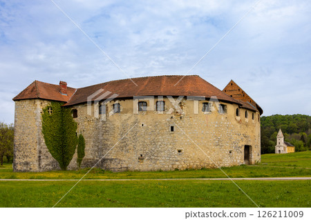 Ribnik Castle in village of Ribnik, Karlovac County, Croatia, Europe 126211009