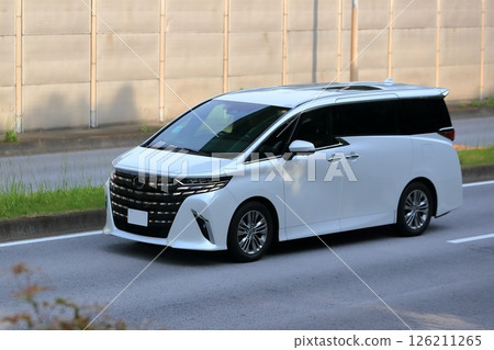 White luxury minivan image White luxury minivan image 126211265