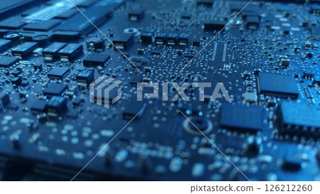 Intricate Laptop Motherboard 126212260