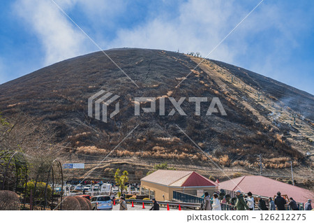 The mountain burning of Mt. Omuroyama, set against the blue sky of Ito City (Shizuoka Prefecture) The mountain burning of Mt. Omuroyama, set against the blue sky of Ito City (Shizuoka Prefecture) 126212275