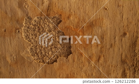 Textured Wall with Peeling Layers 126212286