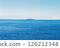 Blue sky and Atami sea photographed with a film camera 126212348