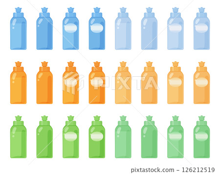 洗碗劑瓶插畫素材集 126212519