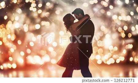 couple background style dreamy interplay light 126212771