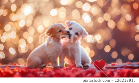 puppies light fur closeup sun retriever puppies light fur closeup sun retriever 126212913
