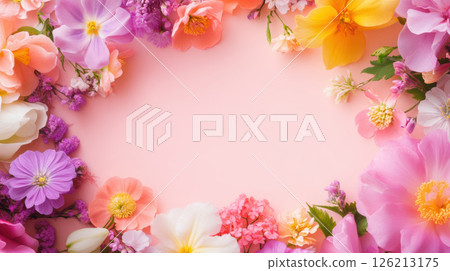 view arrangement background variety flowers roses 126213175