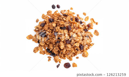 view pile raisins background nuts fruit 126213259
