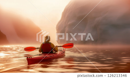 person body water background scene dawn person body water background scene dawn 126213346