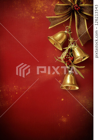 background ornaments bells collection finish christmas 126213543