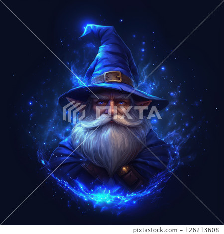 portrayal wizard art style blend realism portrayal wizard art style blend realism 126213608
