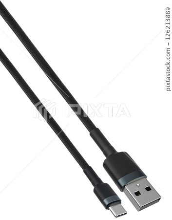 White USB to Type-C cable, durable and reliable. White USB to Type-C cable, durable and reliable. 126213889