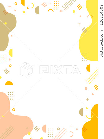 Geometric and irregular background material - orange, yellow Geometric and irregular background material - orange, yellow 126214608