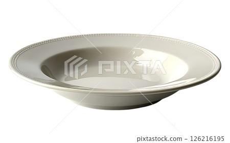 Elegant offwhite pasta bowl, subtly textured rim. Perfect for food blogs, restaurant menus, or showcasing recipes. Clean, minimalist aesthetic. Versatile image for various culinary applications. Elegant offwhite pasta bowl, subtly textured rim. Perfect for food blogs, restaurant menus, or showcasing recipes. Clean, minimalist aesthetic. Versatile image for various culinary applications. 126216195
