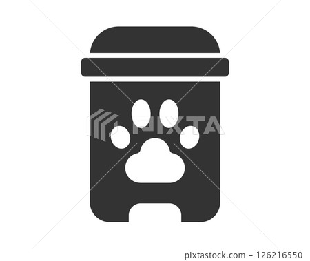 A simplified icon of a pet waste station with a paw print. Illustrates petfriendly spaces, community upkeep, sanitation, and responsible pet ownership. Great for environmental and civic themes. A simplified icon of a pet waste station with a paw print. Illustrates petfriendly spaces, community upkeep, sanitation, and responsible pet ownership. Great for environmental and civic themes. 126216550