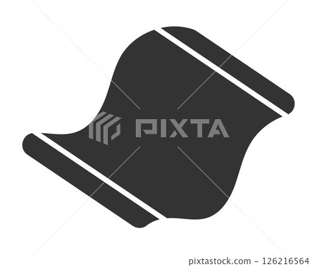 Abstract shape hinting at movement, flow, or transformation. A versatile graphic element for creative projects, layouts, or presentations requiring a dynamic symbol. Abstract shape hinting at movement, flow, or transformation. A versatile graphic element for creative projects, layouts, or presentations requiring a dynamic symbol. 126216564