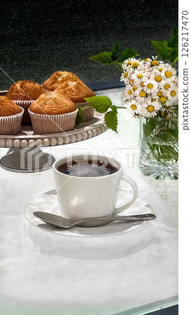 Delicious Muffins and Coffee Break Delicious Muffins and Coffee Break 126217470