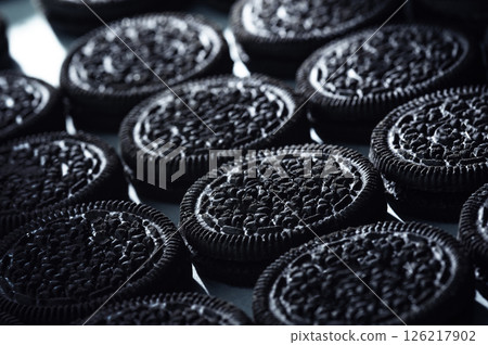International Cookie Day. World Diabetes Day. National Real Sugar Day. World Heart Day. Soft Chocolate Sandwich Cookies with Rich Milk Cream International Cookie Day. World Diabetes Day. National Real Sugar Day. World Heart Day. Soft Chocolate Sandwich Cookies with Rich Milk Cream 126217902