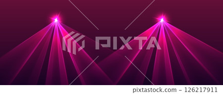 Pink lasers background., glowing rays or neon beams, bright futuristic backdrop.. Pink lasers background., glowing rays or neon beams, bright futuristic backdrop.. 126217911