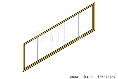 簡單可愛的單一視窗等距線繪圖例 簡單可愛的單一視窗等距線繪圖例 126218325