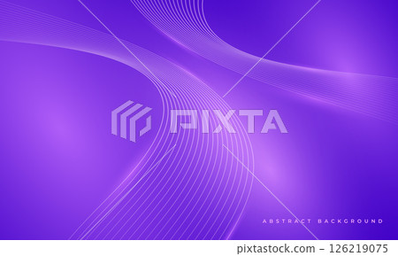 Abstract purple background with glowing wavy lines. Abstract purple background with glowing wavy lines. 126219075