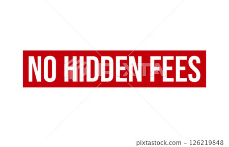 No Hidden Fees Rubber Stamp Seal Vector No Hidden Fees Rubber Stamp Seal Vector 126219848