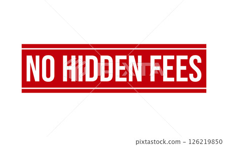 No Hidden Fees Rubber Stamp Seal Vector No Hidden Fees Rubber Stamp Seal Vector 126219850