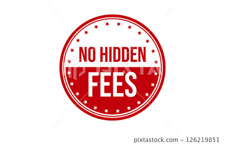 No Hidden Fees Rubber Stamp Seal Vector No Hidden Fees Rubber Stamp Seal Vector 126219851
