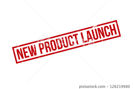New Product Launch Rubber Stamp Seal Vector New Product Launch Rubber Stamp Seal Vector 126219980