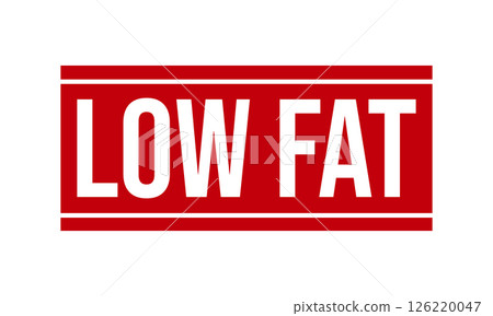 Low Fat Rubber Stamp Seal Vector Low Fat Rubber Stamp Seal Vector 126220047