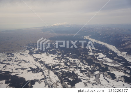 earth covered with snow earth covered with snow 126220277