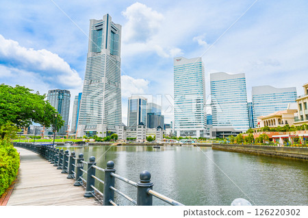 Cityscape of Yokohama City, Kanagawa Prefecture 126220302