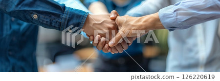 Conflict Resolution: Team members tackle conflicts with professionalism, seeking solutions that honor differing views and strengthen their collaborative efforts 126220619