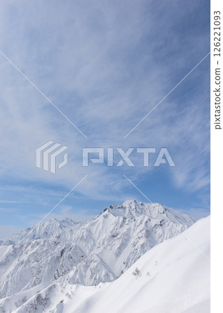 Mount Goryu as seen from Happoone, Hakuba Village, Nagano Prefecture 126221093