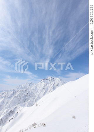 Mount Goryu and Mount Kashima-yari as seen from Happo-one, Hakuba Village, Nagano Prefecture 126221132