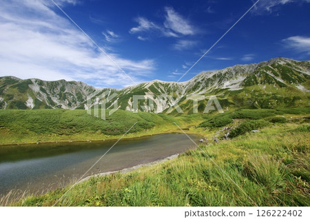 Mikuriga Pond and Tateyama Mountain Range 126222402