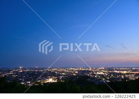 Night view from Mount Yatsumen 126222425