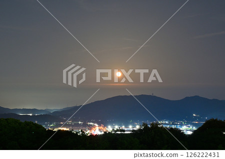 A full moon night seen from Mount Yatsumen A full moon night seen from Mount Yatsumen 126222431
